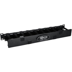Eaton Tripp Lite Series SmartRack 1U High Capacity Horizontal Cable Manager - Finger duct with dual-hinge cover — SRCABLEDUCT1UHD