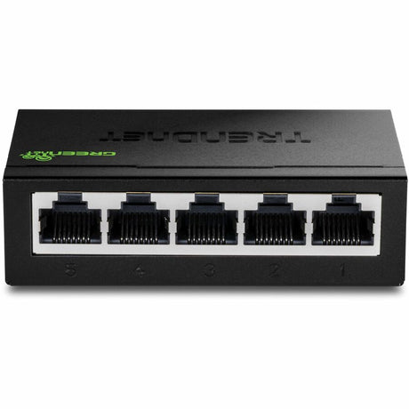 TRENDnet 5-Port Mini Gigabit Switch, TEG-S50g, GREENnet Technology, NDAA + TAA Compliant, Desktop Metal Ethernet Network Switch, 5 x Gigabit Ports, Fanless, Lifetime Protection, Black — TEG-S50G