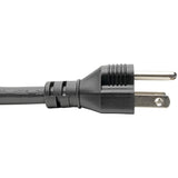 Eaton Tripp Lite Series Computer Power Cord, C19 to NEMA 5-15P - Heavy-Duty, 15A, 125V, 14 AWG, 10 ft. (3.05 m), Black — P034-010
