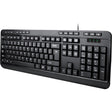 Adesso Spill-Resistant Multimedia Desktop Keyboard (USB) — AKB-132UB