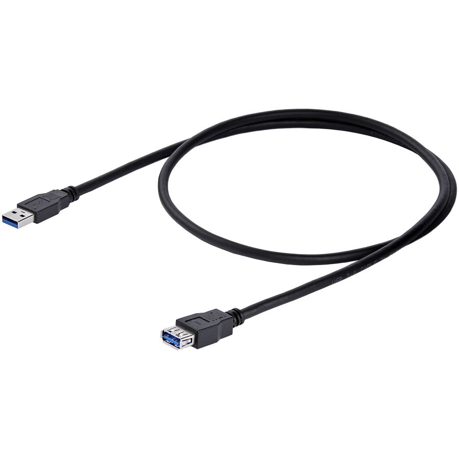 StarTech.com 1m Black SuperSpeed USB 3.0 (5Gbps) Extension Cable A to A - M/F — USB3SEXT1MBK