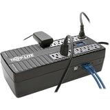 Eaton Tripp Lite Series 850VA 425W Standby UPS - 12 NEMA 5-15R Outlets, 120V, 50/60 Hz, USB, LCD, ENERGY STAR, Desktop/Wall — ECO850LCD