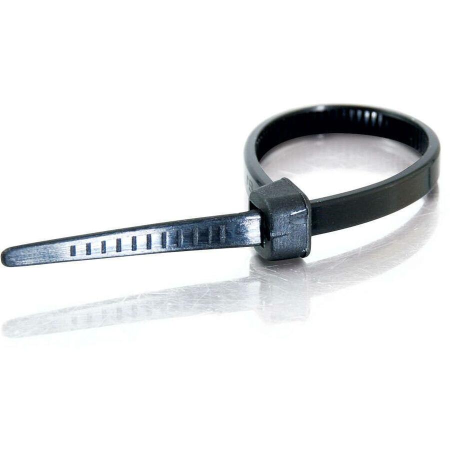 C2G 11.5in Cable Ties - Black - 100pk — 43039