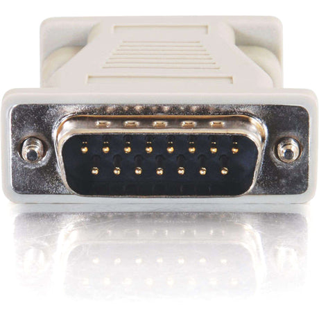 C2G DB15M to VGA HD15F Adapter - 1 x HD-15 Female - 1 x DB-15 Male - Beige — 02902