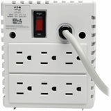 Eaton Tripp Lite Series 600W 120V Power Conditioner with Automatic Voltage Regulation (AVR), AC Surge Protection, 6 Outlets — LS606M
