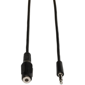 Eaton Tripp Lite Series 3.5mm Mini Stereo Audio Extension Cable for Speakers and Headphones (M/F), 25 ft. (7.62 m) — P311-025