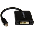 StarTech.com Mini DisplayPort to DVI Adapter, Mini DP to DVI-D Single Link Converter, 1080p Video, Passive, mDP 1.2 to DVI Monitor/Display — MDP2DVI3