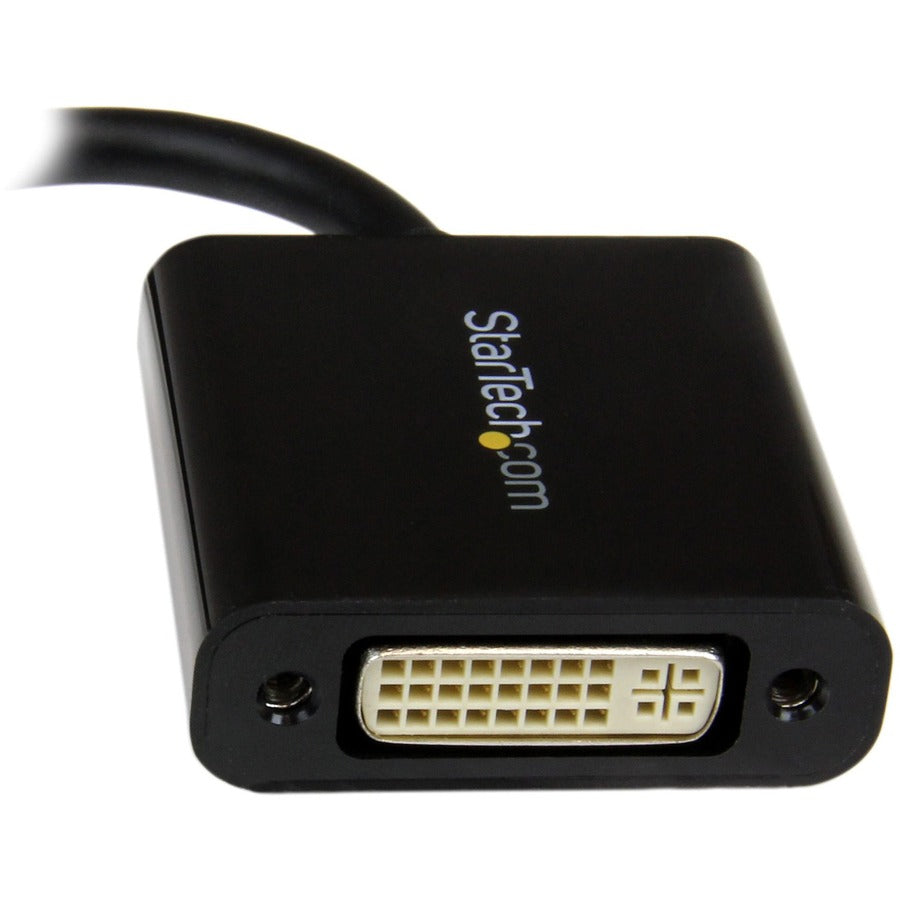 StarTech.com Mini DisplayPort to DVI Adapter, Mini DP to DVI-D Single Link Converter, 1080p Video, Passive, mDP 1.2 to DVI Monitor/Display — MDP2DVI3