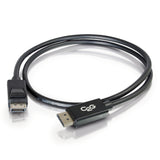 C2G 35ft 8K DisplayPort Cable with Latches - M/M — 54405
