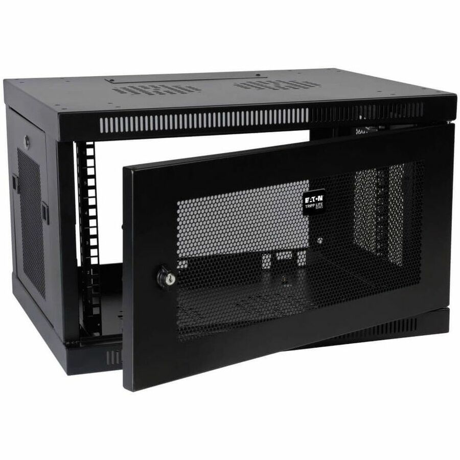 Eaton Tripp Lite Series SmartRack 6U Low-Profile Switch-Depth Wall-Mount Mini Rack Enclosure — SRW6U