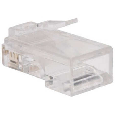 Eaton Tripp Lite Series RJ45 Plugs for Flat Solid / Stranded Conductor Cable, 100-Pack — N030-100-FL