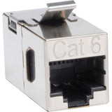 Eaton Tripp Lite Series Cat6 Straight Through Modular Shielded In-line Snap-in Coupler (RJ45 F/F), TAA — N235-001-SH