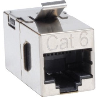 Eaton Tripp Lite Series Cat6 Straight Through Modular Shielded In-line Snap-in Coupler (RJ45 F/F), TAA — N235-001-SH