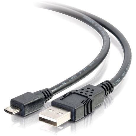 C2G 2m (6ft) USB Cable - USB A to USB Micro B - M/M — 27365