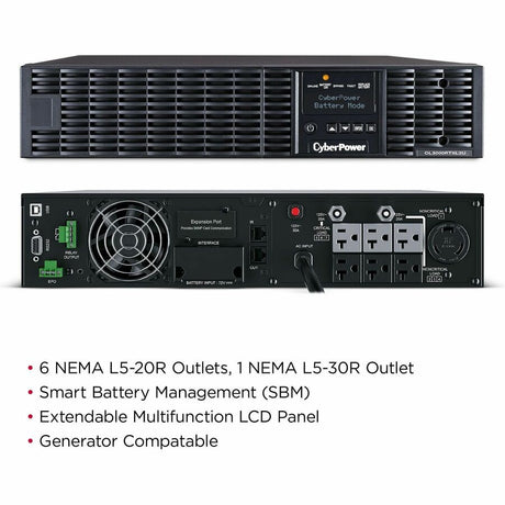 CyberPower OL3000RTXL2U Smart App Online UPS Systems — OL3000RTXL2U
