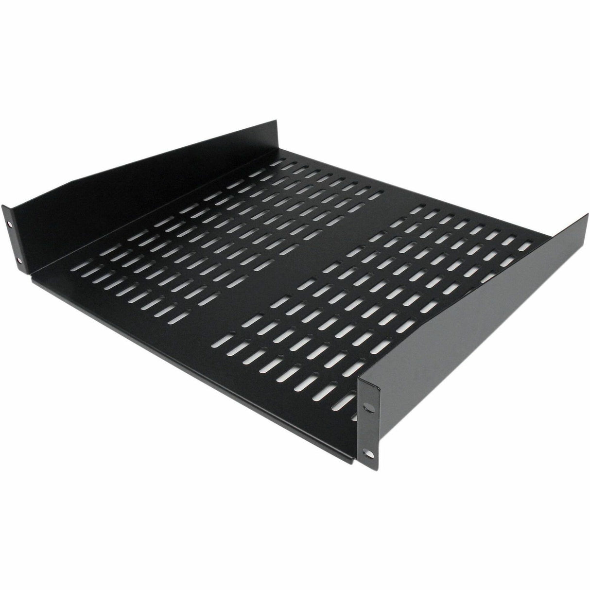 StarTech.com 2U 16in Universal Vented Rack Mount Cantilever Shelf - Fixed Server Rack Cabinet Shelf - 50lbs / 23kg — CABSHELFV