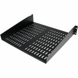 StarTech.com 2U 16in Universal Vented Rack Mount Cantilever Shelf - Fixed Server Rack Cabinet Shelf - 50lbs / 23kg — CABSHELFV