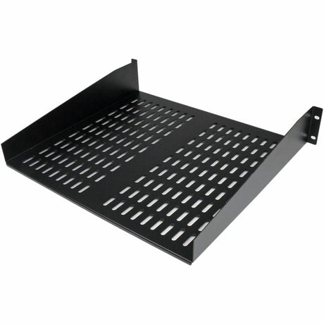 StarTech.com 2U 16in Universal Vented Rack Mount Cantilever Shelf - Fixed Server Rack Cabinet Shelf - 50lbs / 23kg — CABSHELFV