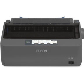 Epson LX-350 9-pin Dot Matrix Printer - Monochrome - Energy Star - Black — C11CC24001