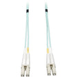 Eaton Tripp Lite Series 10Gb Duplex Multimode 50/125 OM3 LSZH Fiber Patch Cable (LC/LC) - Aqua, 3M (10 ft.) — N820-03M