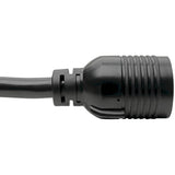Eaton Tripp Lite Series Power Extension Cord, NEMA L6-30P to NEMA L6-30R - Heavy-Duty, 30A, 250V, 10 AWG, 8 ft. (2.43 m), Black — P041-008