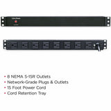 CyberPower PDU15B8R 100 - 125 VAC 15A Basic PDU — PDU15B8R