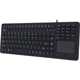 Adesso Antimicrobial Waterproof Touchpad Keyboard — AKB-270UB