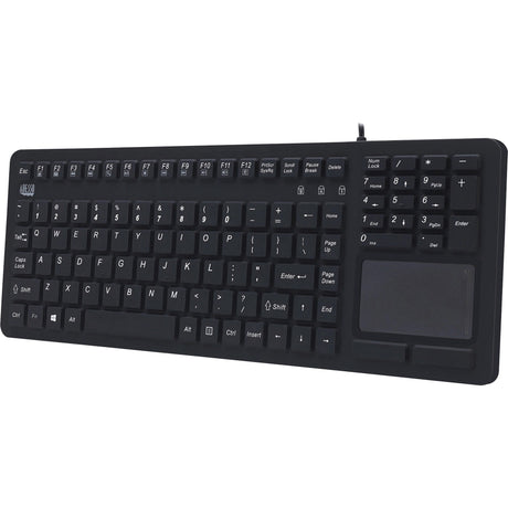 Adesso Antimicrobial Waterproof Touchpad Keyboard — AKB-270UB