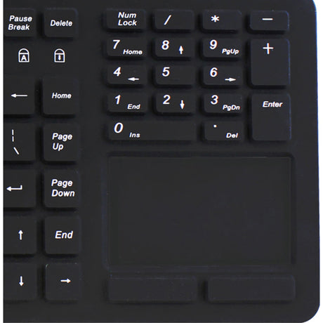 Adesso Antimicrobial Waterproof Touchpad Keyboard — AKB-270UB