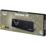 Adesso Antimicrobial Waterproof Touchpad Keyboard — AKB-270UB