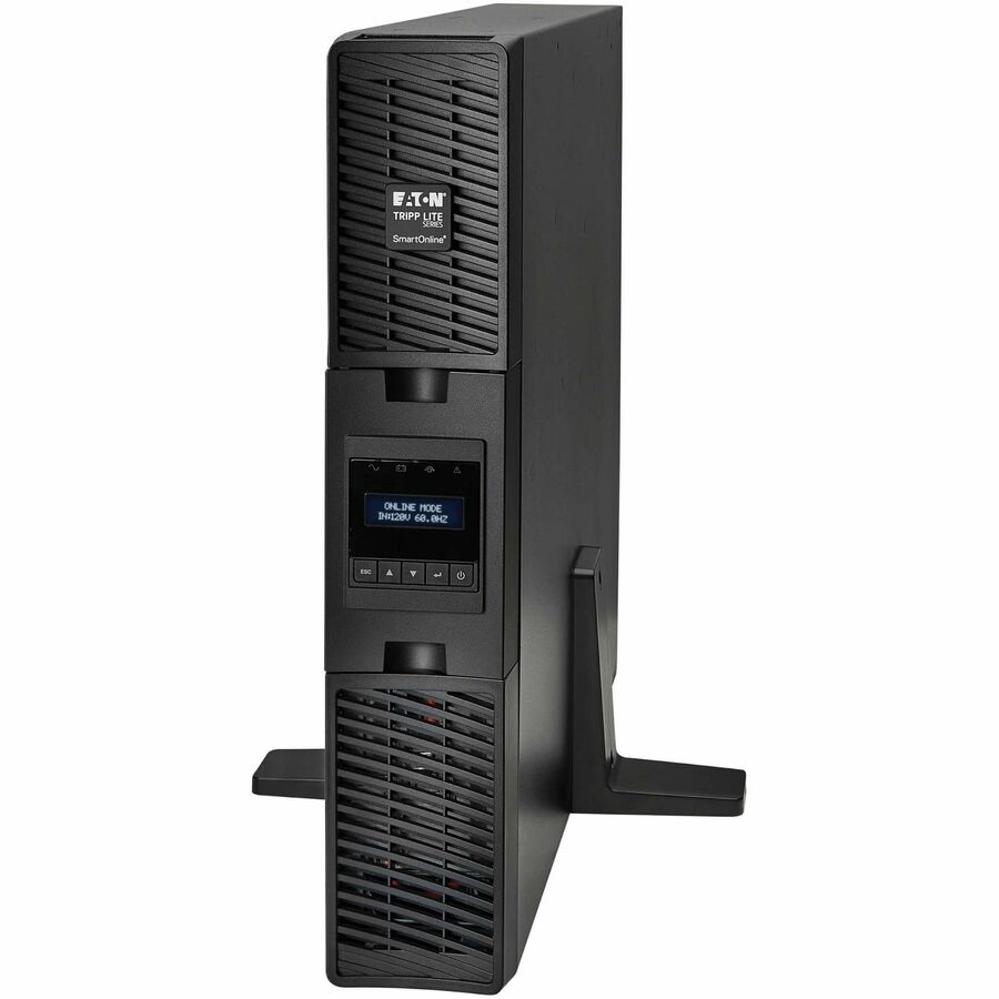 Eaton Tripp Lite Series SmartOnline 2000VA 1800W 120V Double-Conversion Sine Wave UPS - 7 Outlets, Extended Run, Network Card Option, LCD, USB, DB9, 2U Rack/Tower — SU2200RTXLCD2U