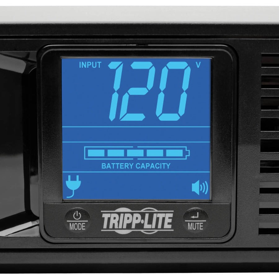 Eaton Tripp Lite Series Smart LCD 1500VA 900W 120V Line-Interactive UPS - 8 Outlets, USB, DB9, 2U Rack/Tower — SMART1500LCD