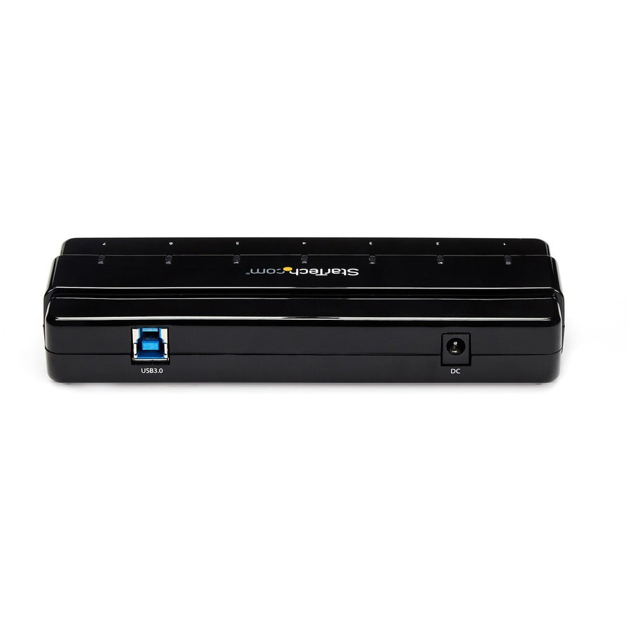 StarTech.com 7 Port SuperSpeed USB 3.0 Hub - 5Gbps - Desktop USB Hub with Power Adapter - Black — ST7300USB3B