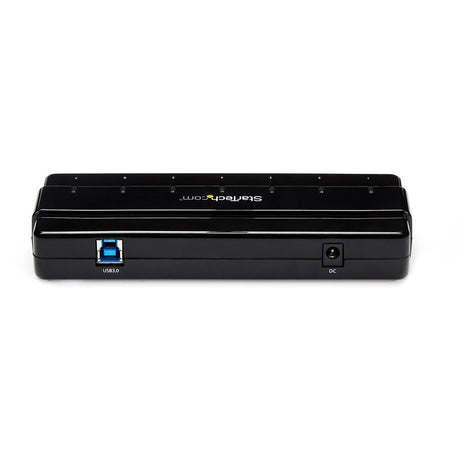 StarTech.com 7 Port SuperSpeed USB 3.0 Hub - 5Gbps - Desktop USB Hub with Power Adapter - Black — ST7300USB3B