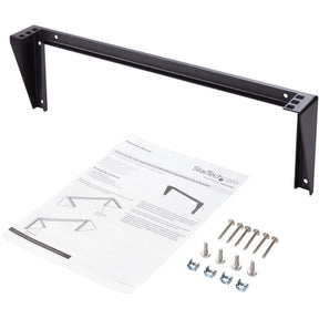 StarTech.com 1U 19in Steel Vertical Wall Mount Equipment Rack Bracket — RK119WALLV