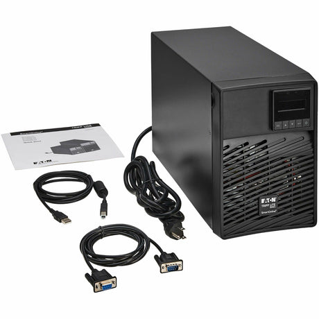 Eaton Tripp Lite Series SmartOnline 1500VA 1350W 120V Double-Conversion UPS - 6 Outlets, Extended Run, Network Card Option, LCD, USB, DB9, Tower — SU1500XLCD