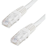 StarTech.com 100ft CAT6 Ethernet Cable - White Molded Gigabit - 100W PoE UTP 650MHz - Category 6 Patch Cord UL Certified Wiring/TIA — C6PATCH100WH