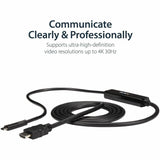 StarTech.com USB C to HDMI Cable - 3 ft / 1m - USB-C to HDMI 4K 60Hz - USB Type C to HDMI - Computer Monitor Cable — CDP2HDMM1MB