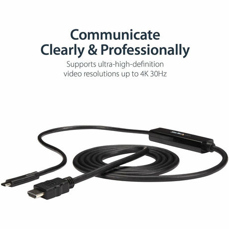 StarTech.com USB C to HDMI Cable - 3 ft / 1m - USB-C to HDMI 4K 60Hz - USB Type C to HDMI - Computer Monitor Cable — CDP2HDMM1MB