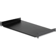 StarTech.com 1U Server Rack Cabinet Shelf - Fixed 10" Deep Cantilever Rackmount Tray for 19" Data/AV/Network Enclosure w/cage nuts, screws — CABSHELF1U10