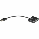 Eaton Tripp Lite Series DisplayPort to VGA/HDMI All-in-One Converter Adapter, DP ver 1.2, 4K 30 Hz HDMI — P136-06N-HV-V2