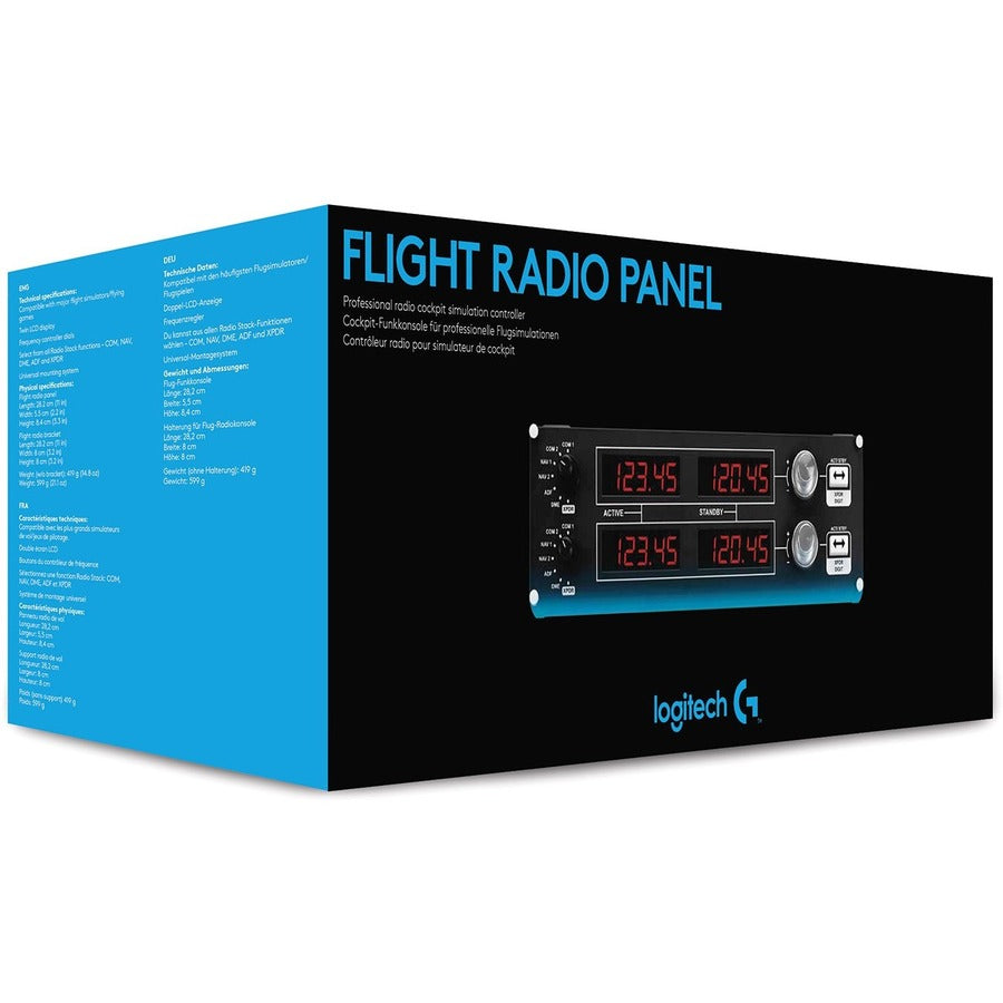 Saitek Flight Radio Panel Professional Simulation Radio Controller — 945-000029