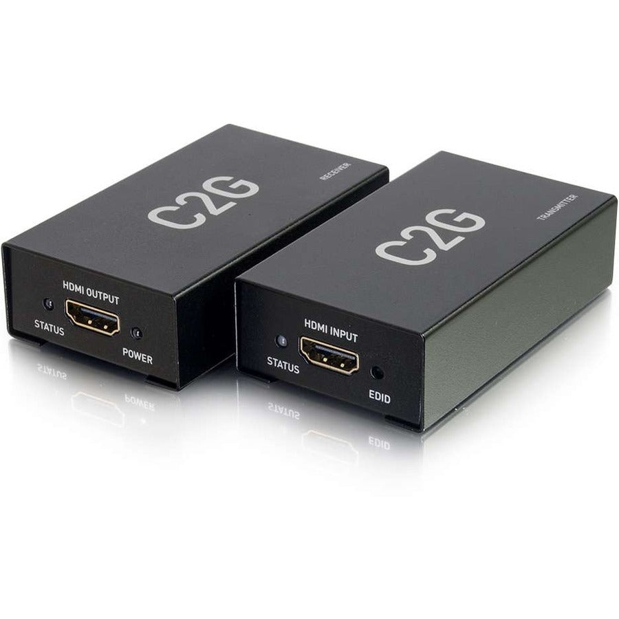 C2G HDMI over Cat5/Cat6 Extender - HDMI Video and Audio up to 164ft - Black — 60180