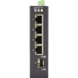 Black Box Industrial Gigabit Ethernet Switch - Extreme Temperature, 5-Port — LIG401A