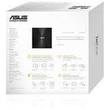 Asus ZenDrive SDRW-08U9M-U DVD-Writer - External - Black — SDRW-08U9M-U/BLK/G/AS/P2G