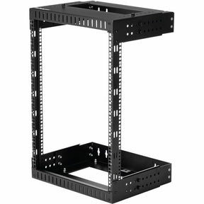 StarTech.com 2-Post 15U Heavy-Duty Wall Mount Network Rack, 19" Open Frame Server Rack with Adjustable Depth, Data Rack for IT Equipment~ — RK15WALLOA