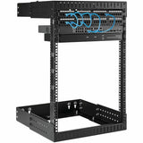 StarTech.com 2-Post 15U Heavy-Duty Wall Mount Network Rack, 19" Open Frame Server Rack with Adjustable Depth, Data Rack for IT Equipment~ — RK15WALLOA
