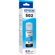 Epson T502, Cyan Ink Bottle — T502220-S