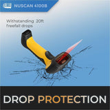 Adesso NuScan 4100B Bluetooth Antimicrobial Waterproof CCD Barcode Scanner — NUSCAN 4100B