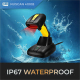 Adesso NuScan 4100B Bluetooth Antimicrobial Waterproof CCD Barcode Scanner — NUSCAN 4100B